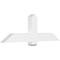 Ekena Millwork Eugene Architectural Grade PVC Gable Bracket, 60"W x 20"H x 4"D x 6"F, 8/12 Pitch GBP060X20X0406EUG00 - alternate 1